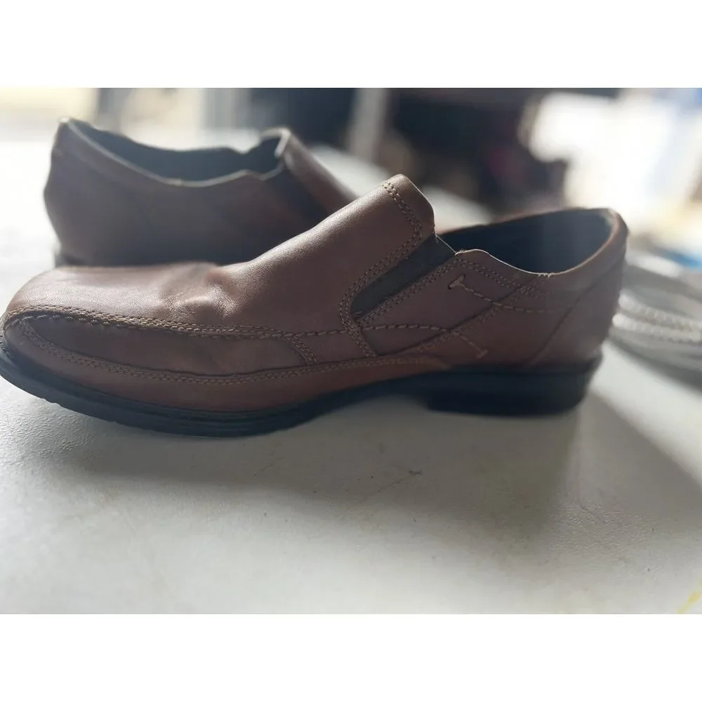 Nunn Bush‎ Slip-On Loafers, Brown, Men's 9M Comfort Gel Heel